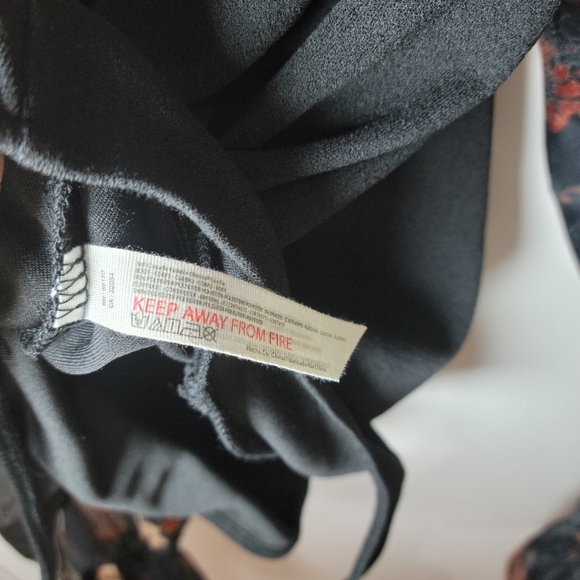 Intimately Free People Black Floral Bodysuit | Size Medium | NWT - Picture 5 of 8